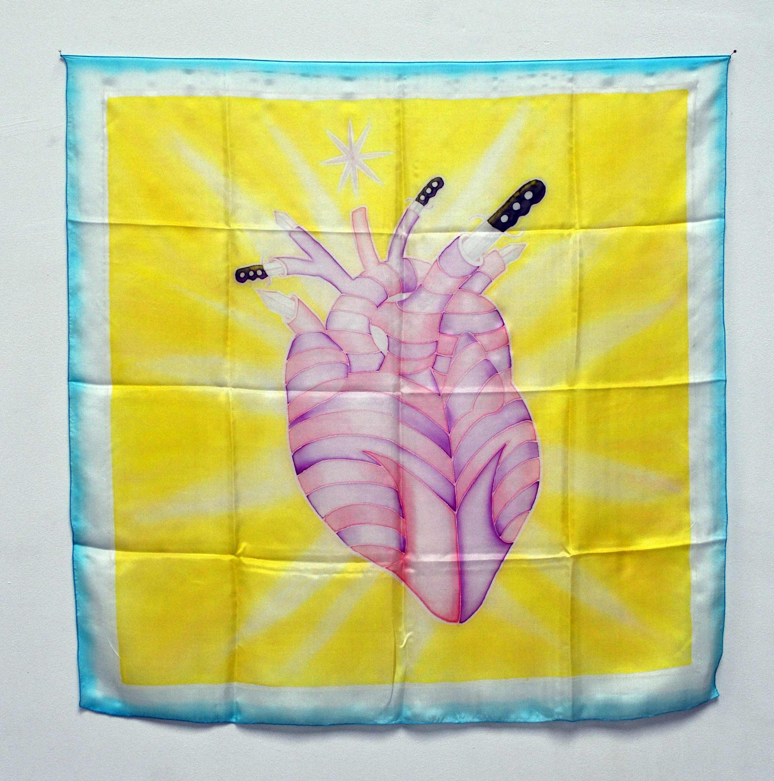 Jérémie Paul, Erzulie, peinture sur soie.
